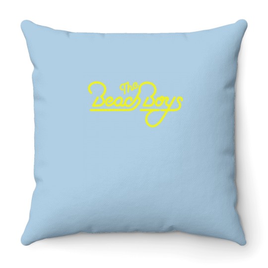 Discover the beach and the boys tour 2023 Cap Throw Pillows