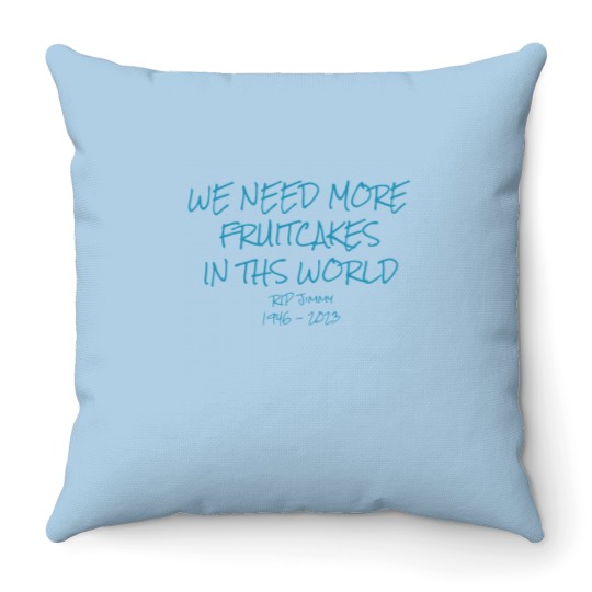 Discover Jimmy Buffett Fruitcakes Throw Pillows