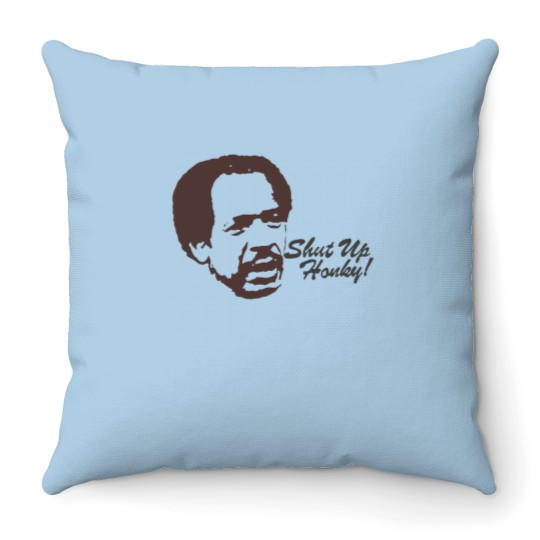 Discover Shut Up Honky ! Jefferson cleaners - American sitcom 80s tv Throw Pillows