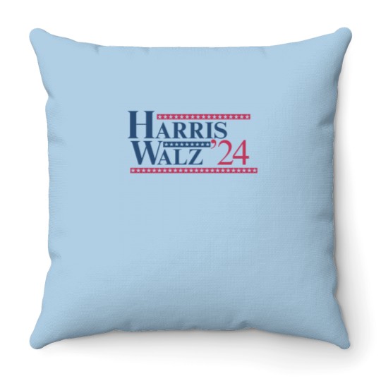 Discover Kamala Harris Throw Pillow - Rally Edition