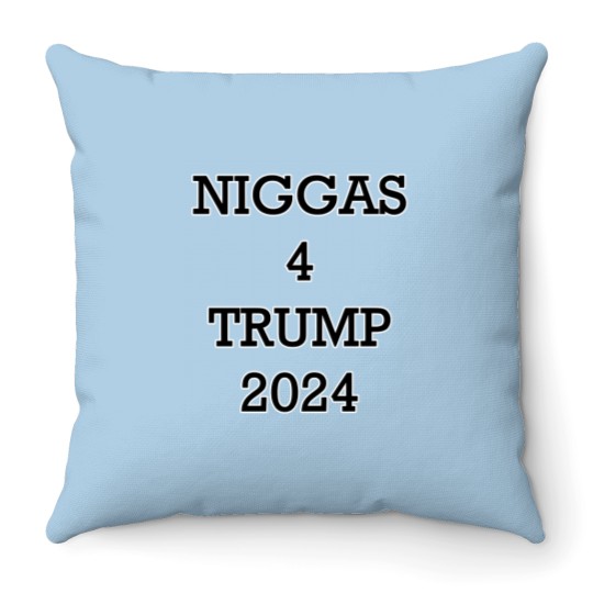 Discover Trump 2024 Throw Pillows