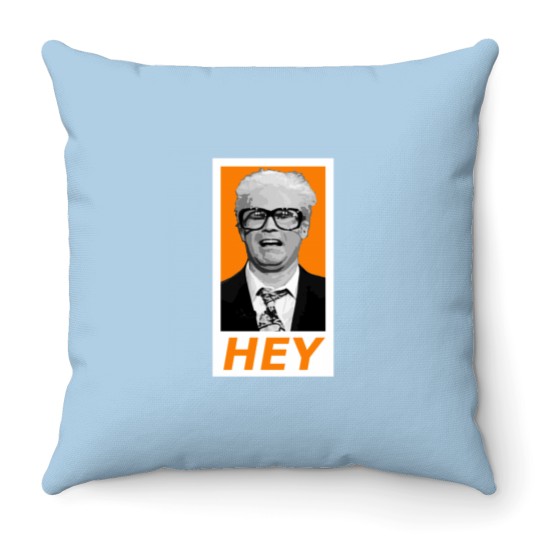 Discover Harry Caray - Hey - Orange Throw Pillows