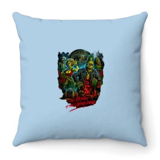 Discover Return of the living dead, tarman, zombies Throw Pillows, Horror movies Throw Pillows