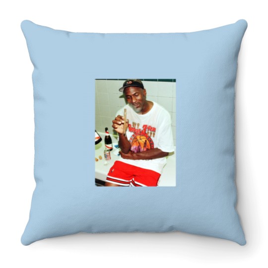 Discover Michael Jordan Legend Throw Pillows