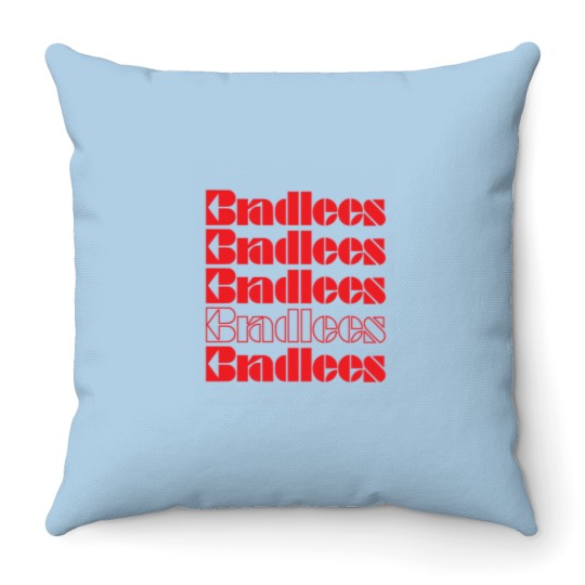 Discover Bradlees Department Store Throw Pillows
