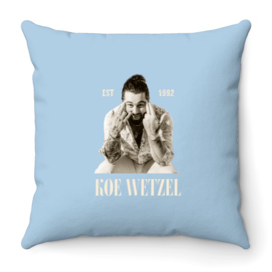 Discover Koe Country Music Throw Pillows, Wetzel Throw Pillows, Country Music 2024 Koe Concert Throw Pillows