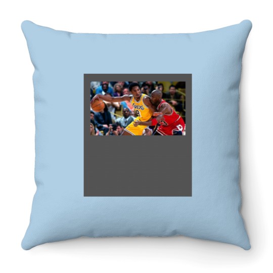 Discover Michael Jordan x Kobe Bryant Throw Pillows