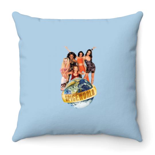 Discover Spice Girls Spice World 90s Throw Pillows