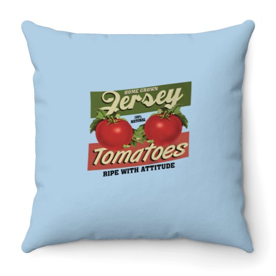 Discover Jersey Tomatoes Girls Throw Pillows