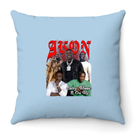 Discover Akon The Superfan Tour 2024 Throw Pillows