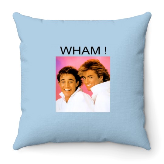 Discover George Michael Wham Throw Pillows, George Michael Last Christmas Throw Pillows