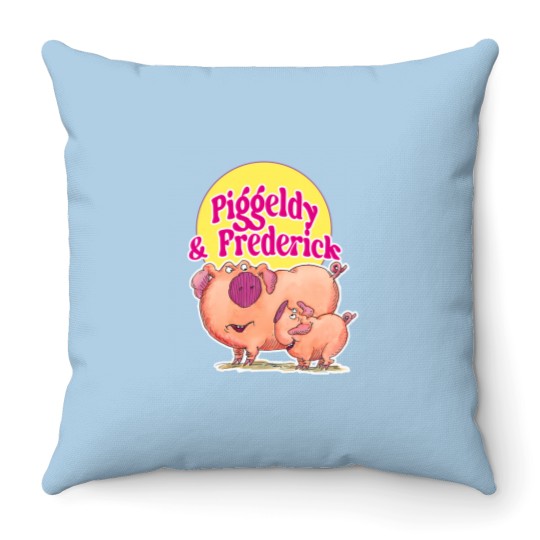 Discover Piggeldy And Frederick Series 1970'S Throw Pillows