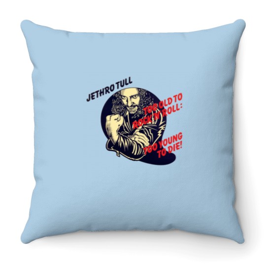 Discover Jethro Tull Rolowayltlt Throw Pillows