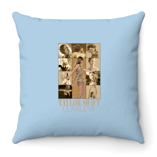 Discover Vintage 90s Style Taylor Fearless Throw Pillow
