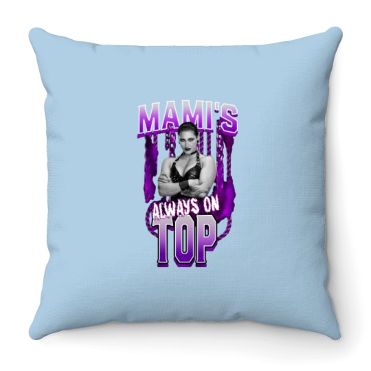 Discover Rhea Ripley Action Figure Throw Pillows For Girls,Funny Rhea Ripley