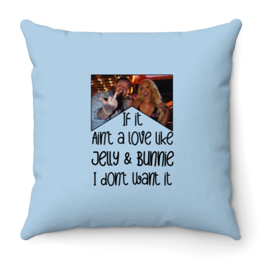Discover Bunnie and Jellyroll Throw Pillows