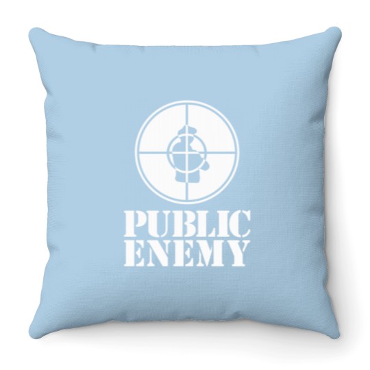 Discover Public Enemy Throw Pillows