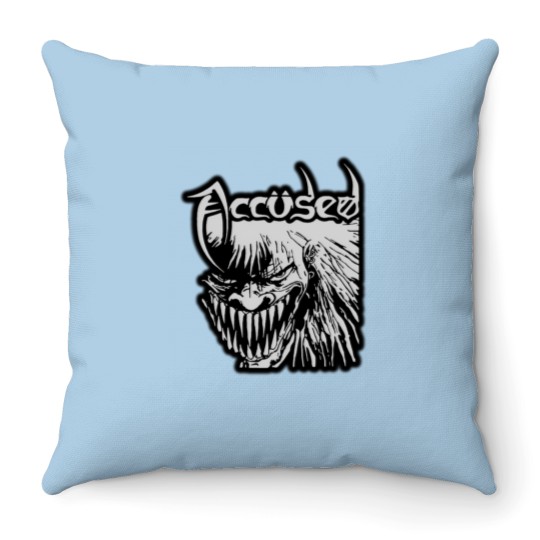 Discover Accused Metal Zone The Accused Group Show Throw Pillows