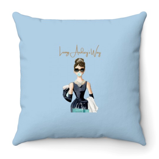 Discover Breakfast at Tiffany's Throw Pillows