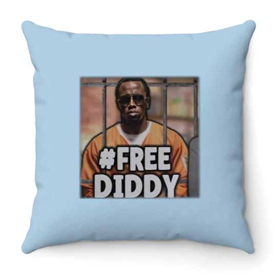 Discover Free Diddy Throw Pillow
