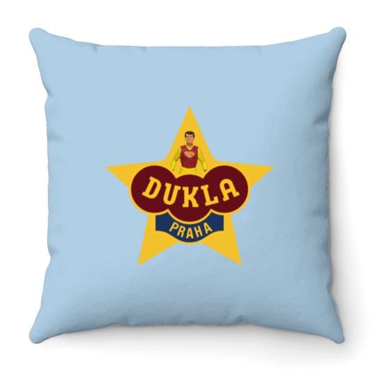Discover Dukla Prague Away Kit Classic Throw Pillows