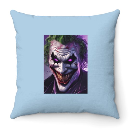 Discover Joker 2 Throw Pillows
