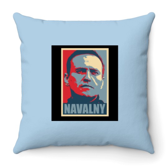 Discover Alexei Navalny Graphic Throw Pillows, Alexei Navalny 1976-2024 Throw Pillows