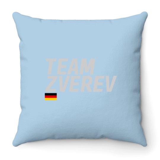 Discover Team Alexander Zverev Throw Pillows