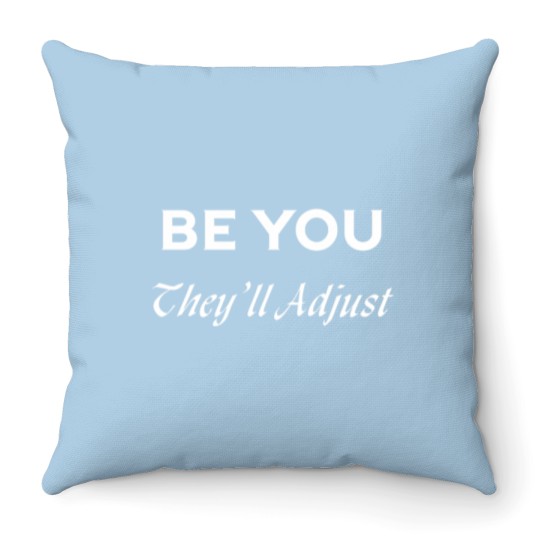 Discover Be You Throw Pillows