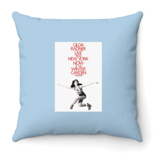 Discover Gilda Radner Live from New York Throw Pillows