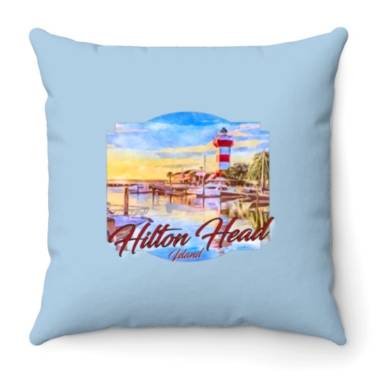 Discover Hilton Head  1 Throw Pillows