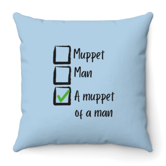 Discover Man2 Muppet Throw Pillows