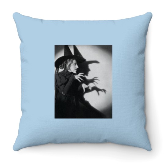 Discover Witch Shadow Throw Pillow Oz Wizard