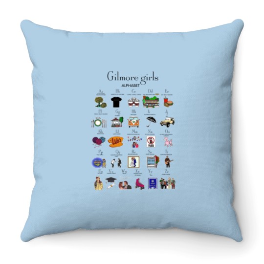 Discover Gilmore Girls Alphabet Mug, Luke's, Stars Hollow Ceramic Mug Gift Throw Pillows