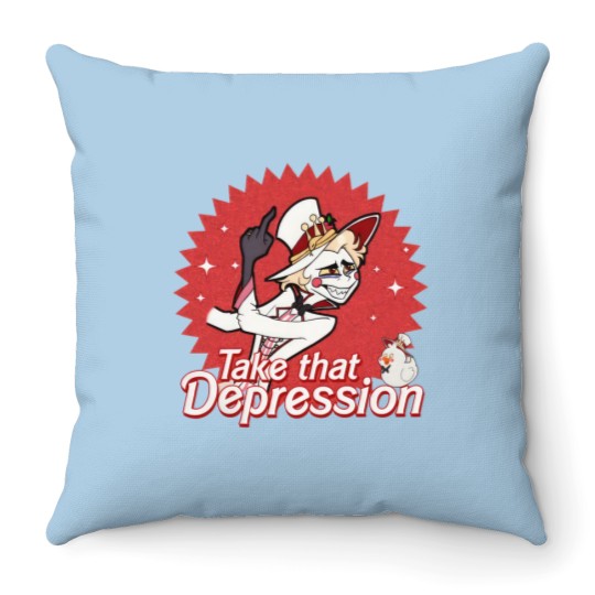 Discover Take That Depression Throw Pillow
