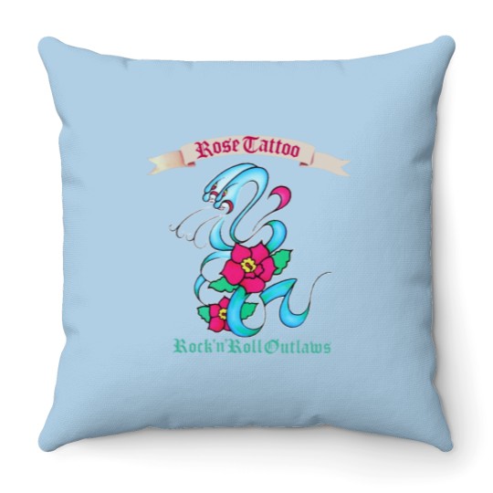 Discover Rose Tattoo Throw Pillows