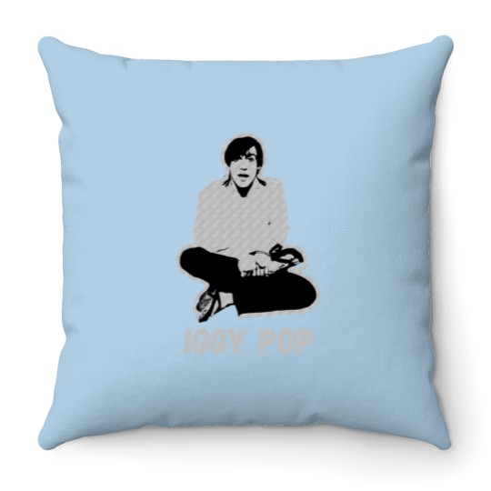 Discover Iggy pop Throw Pillows