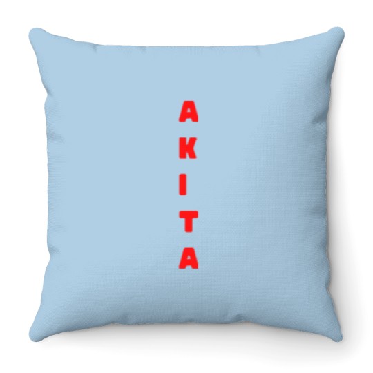 Discover Akita T- Throw Pillows Akita Design T- Throw Pillows