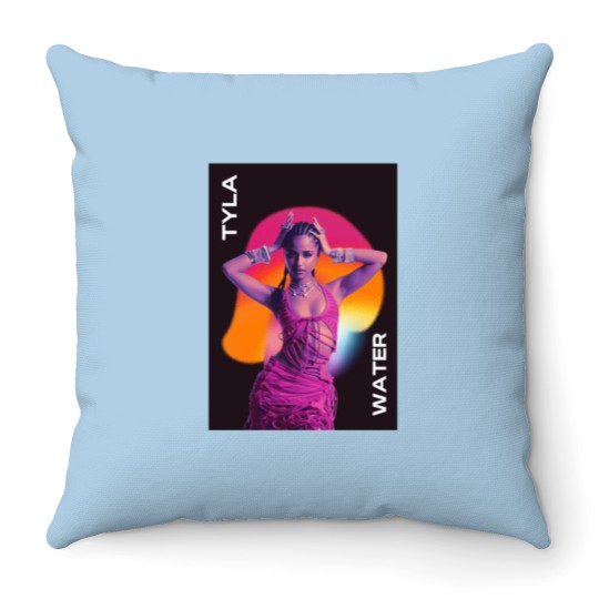 Discover Tyla -Water Design Throw Pillows