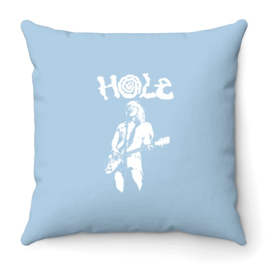 Discover Limited Hole Band Unisex Heavy Cotton Throw Pillows