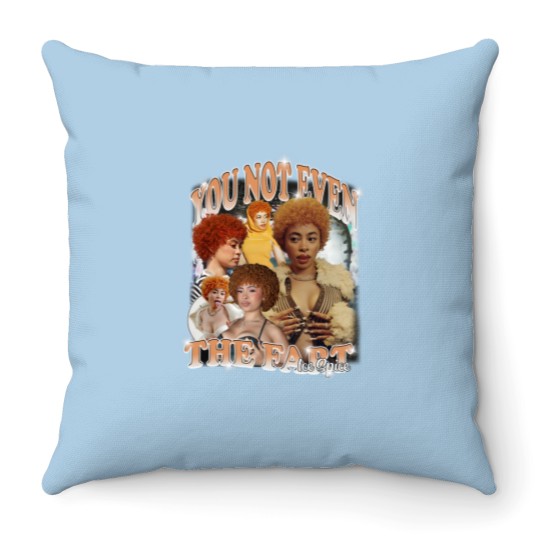 Discover Ice Spice, You Not Even The Fart, Gift Meme Funny Throw Pillows