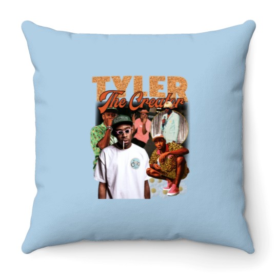 Discover Limited Tyler The Creator Throw Pillows, Tyler The Creator Throw Pillows, Tyler The Creator, Vintage