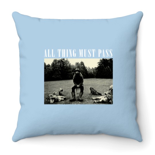 Discover George Musician All Thing Must Pass Harrison Third Studio Album English Rock Musician Harrison Throw Pillows