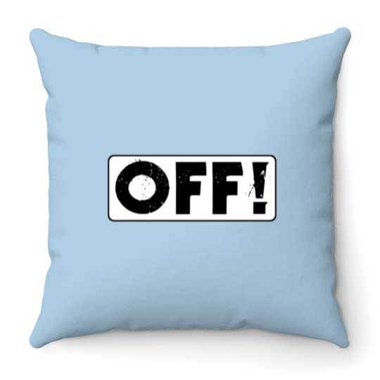 Discover Off! Throw Pillows