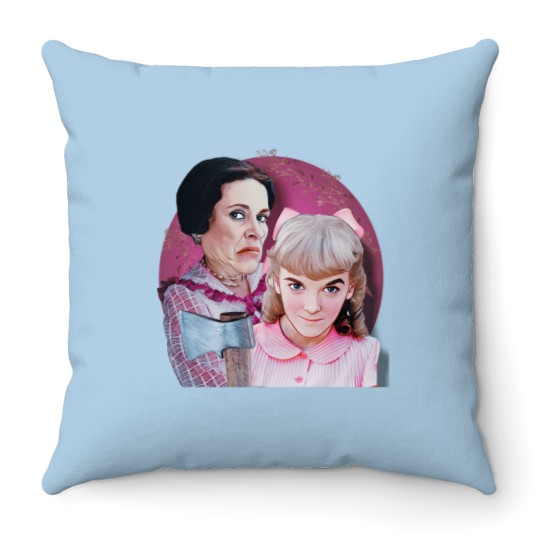 Discover Harriet And Nellie Oleson Throw Pillows