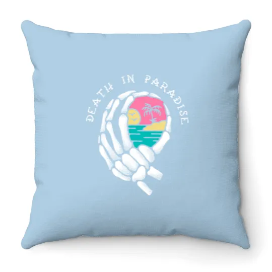 Discover Death-In-Paradise-- Throw Pillows