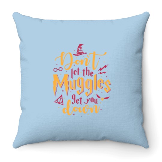 Discover HARRY POTTER HARRY POTTER HARRY POTTER HARRY POTTER HARRY POTTER HARRY POTTER "MERCH" Throw Pillows