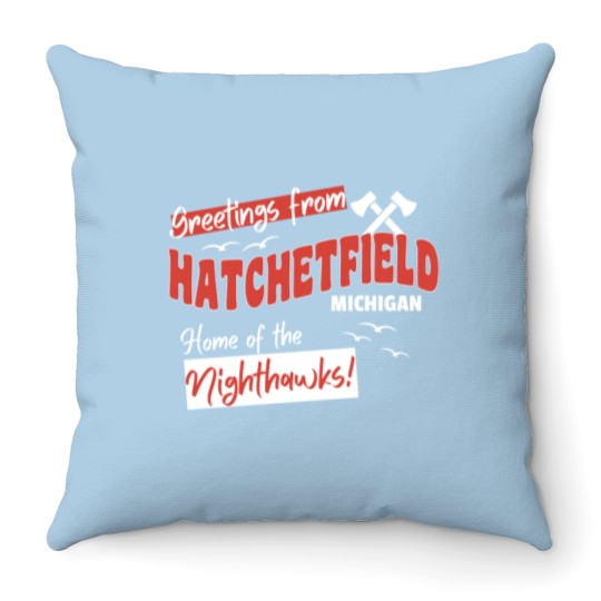 Discover Starkid - Greetings from Hatchetfield Throw Pillows