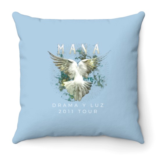 Discover MANA Drama Y Luz Tour Promo Concert Album Throw Pillows