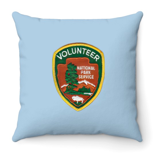 Discover U S National Park Service Volunteer Throw Pillows